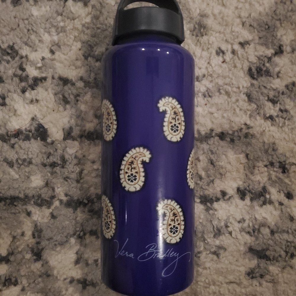 Very Bradley Paisley Purple Water Bottle || GUC - Picture 2 of 9